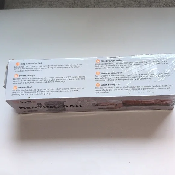 Riomo XXXL Heating Pad with Remote King Size 17" X 33" - Picture 4 of 7